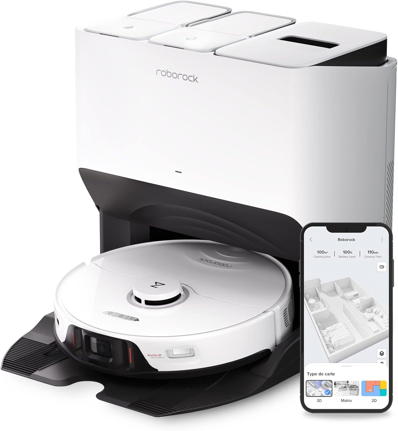 Roborock S8 Pro Ultra – Saug- & Wischroboter mit All-in-One-Station | 6000 Pa Power | Selbstentleerung & Selbstreinigung | LiDAR & 3D-Hinderniserkennung