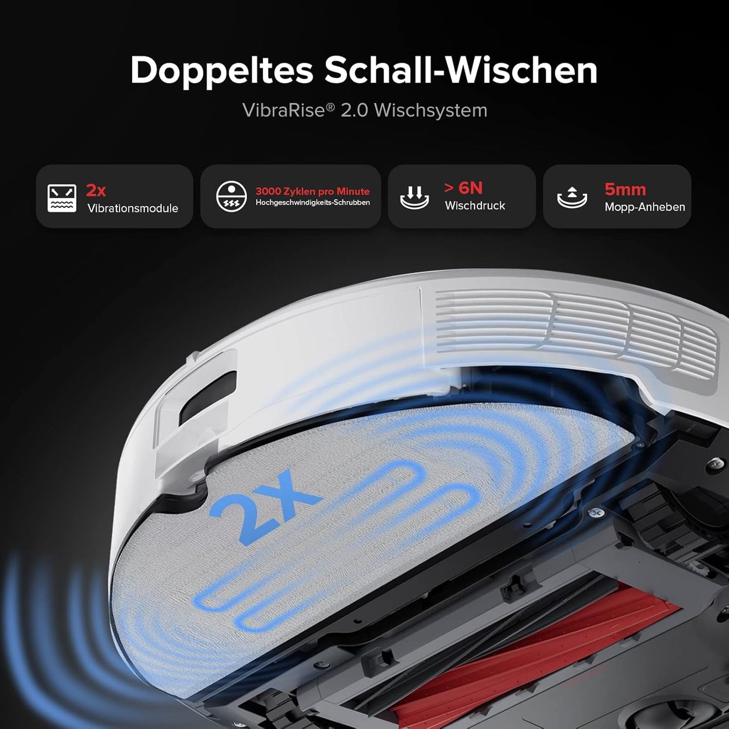 Roborock S8 Pro Ultra – Saug- & Wischroboter mit All-in-One-Station | 6000 Pa Power | Selbstentleerung & Selbstreinigung | LiDAR & 3D-Hinderniserkennung
